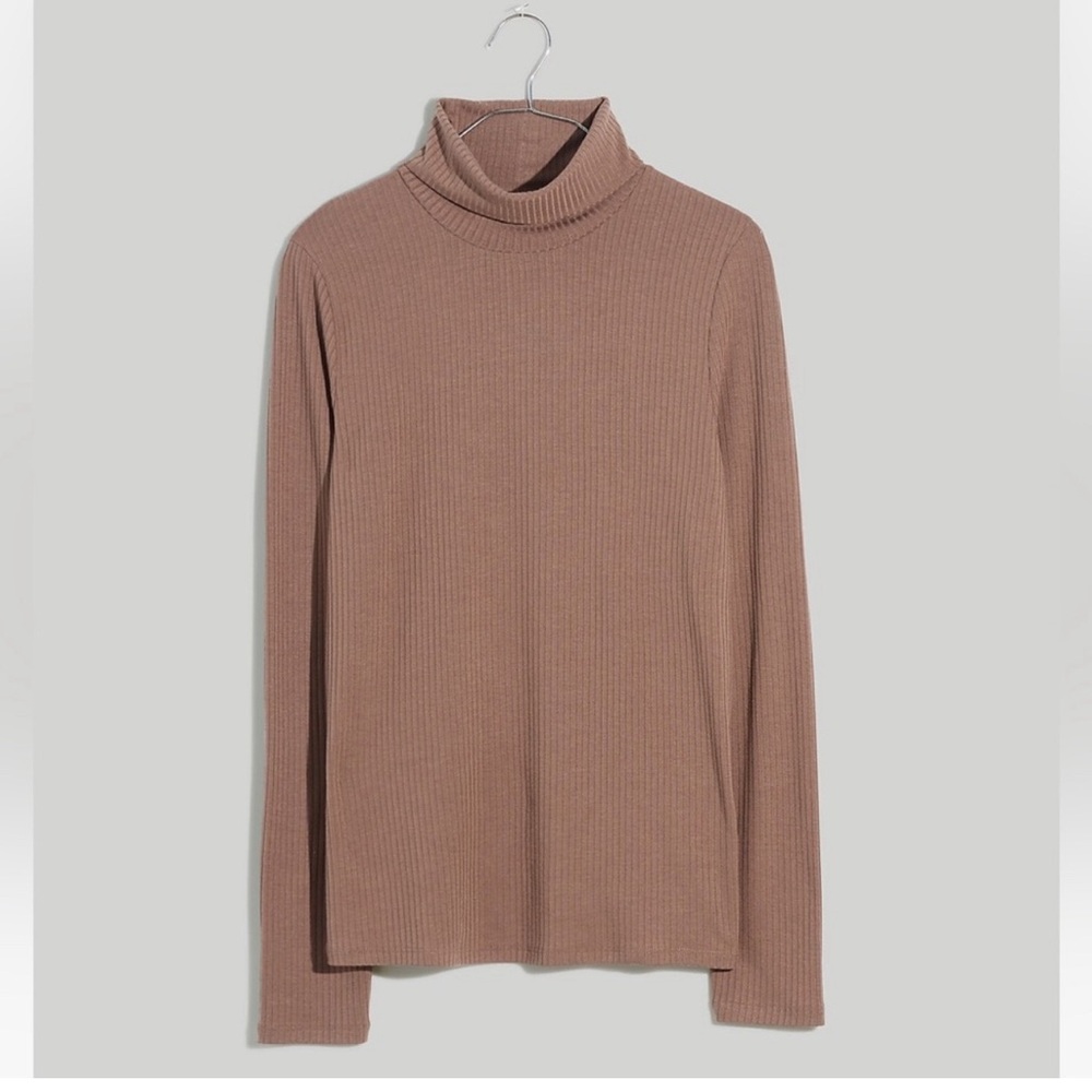 NWT Madewell Ribbed Turtleneck Top